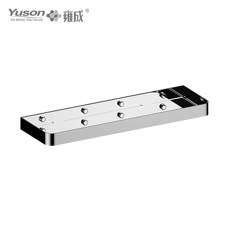 27191B Strakke badkameraccessoires, handdoekplanken, opbergplank, plank van zink/messing/SUS, wandmontage (Serie 27100)